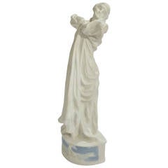 Bernard Hoetger Biscuit Sculpture, Signed