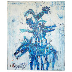 "Delfts Blauw", John Van Orsouw, Acrylic on Canvas 6