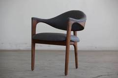 Very Stylish Mid-Century Three-Legged Armchair
