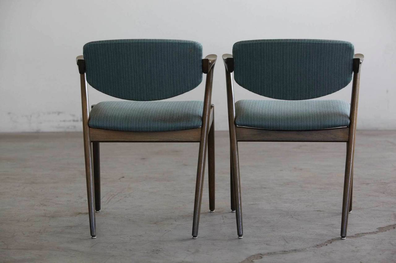 Scandinavian Modern Set of Four Kai Kristiansen 'Z' Chairs Model 42