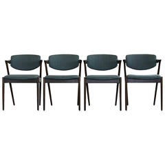 Set of Four Kai Kristiansen 'Z' Chairs Model 42
