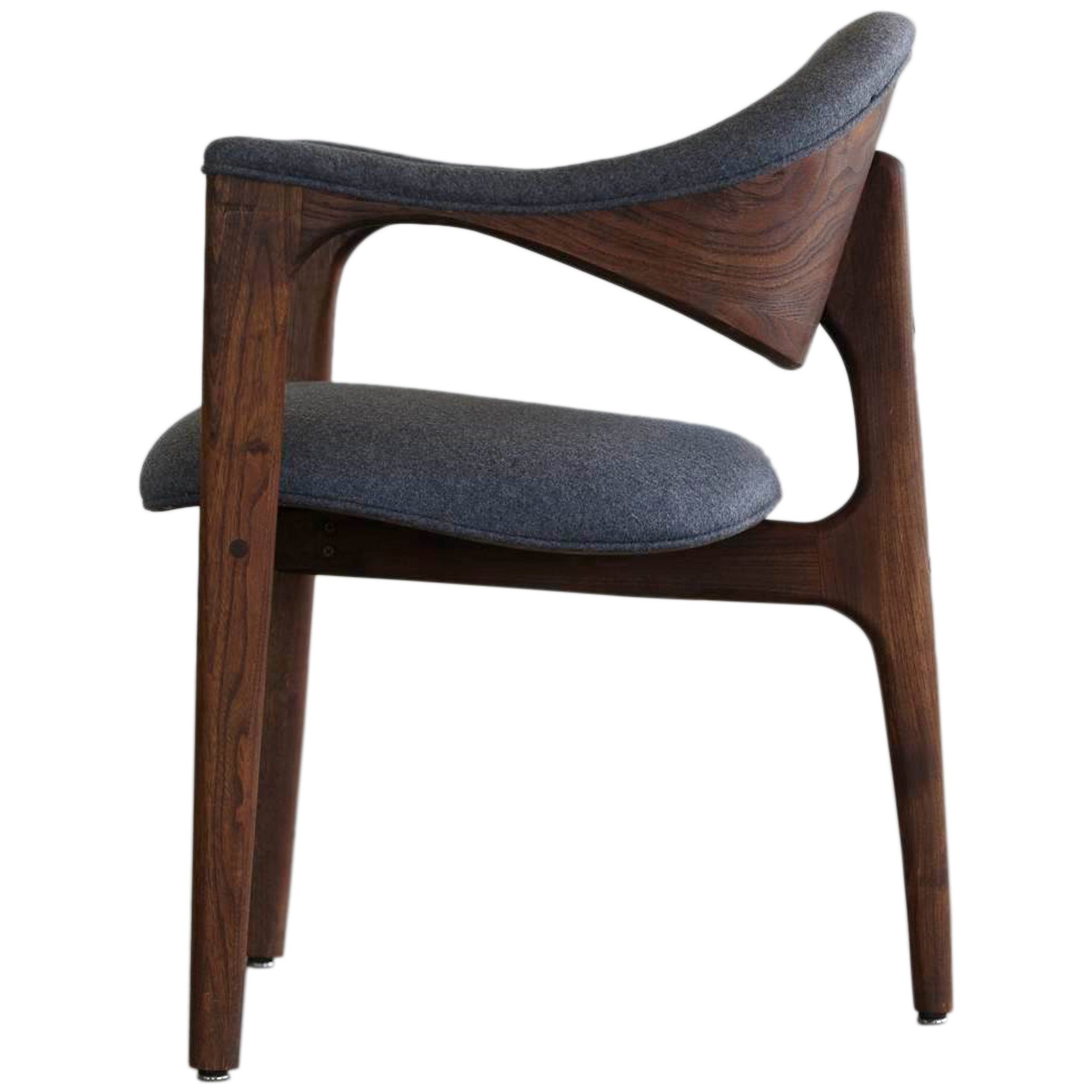 Very Stylish Mid-Century Three-Legged Armchair