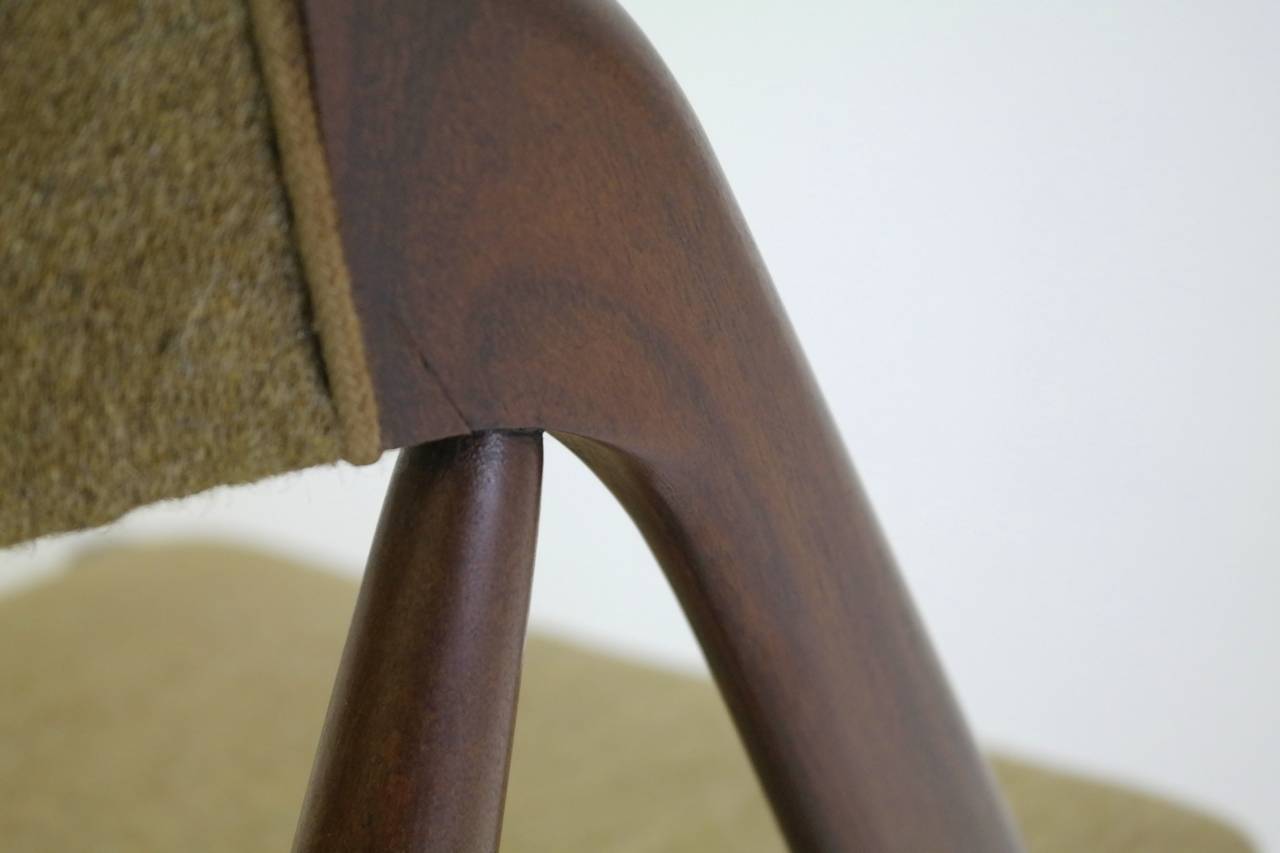 Set of Ten Classic Kai Kristiansen Teak Dining Chairs Model 31 1