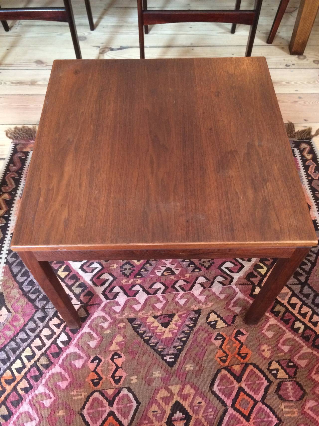 Danish Modern Walnut End Table by Jens Risom