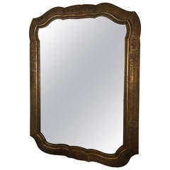 Art Nouveau Giltwood Mirror