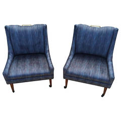 Vintage Mid-Century Harvey Probber Slipper Lounge Chairs
