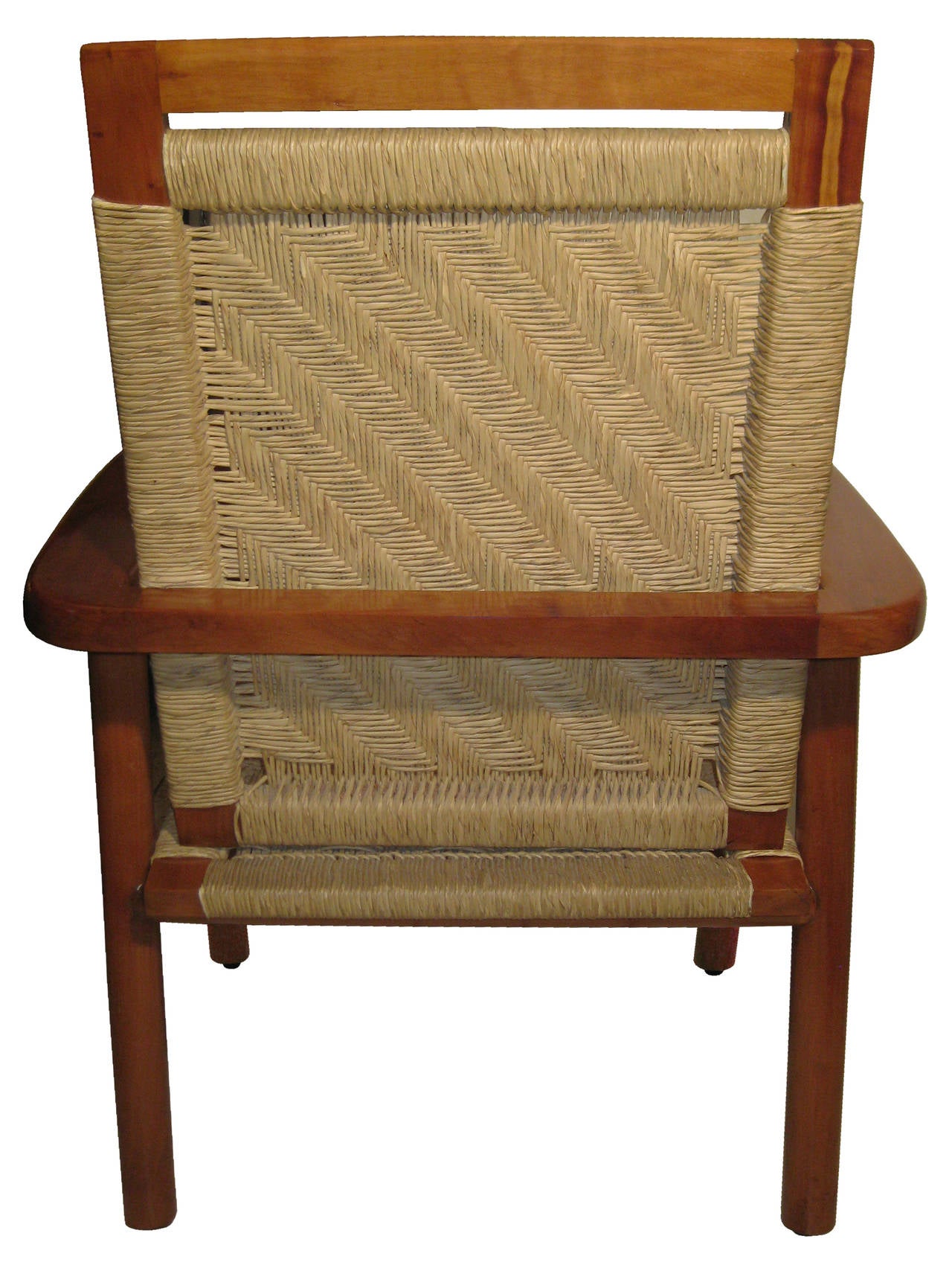 Mid-Century Modern Midcentury Palm and Tropical Wood Deck Chair from the Acapulco Yacht Club
