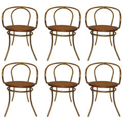 Set of Six Chairs inspired by Thonet 209, circa 1970