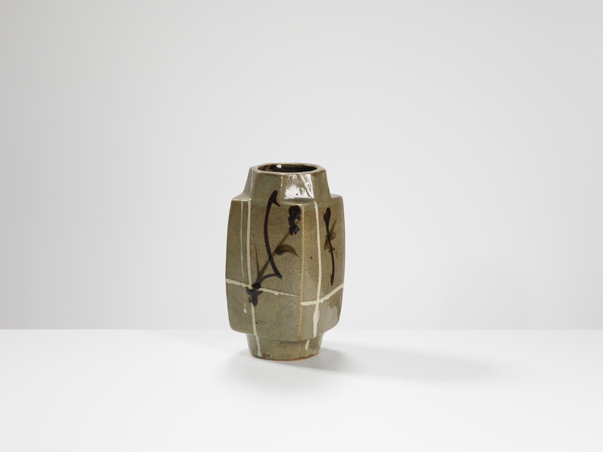 Vase by Shoji Hamada in Signed Box