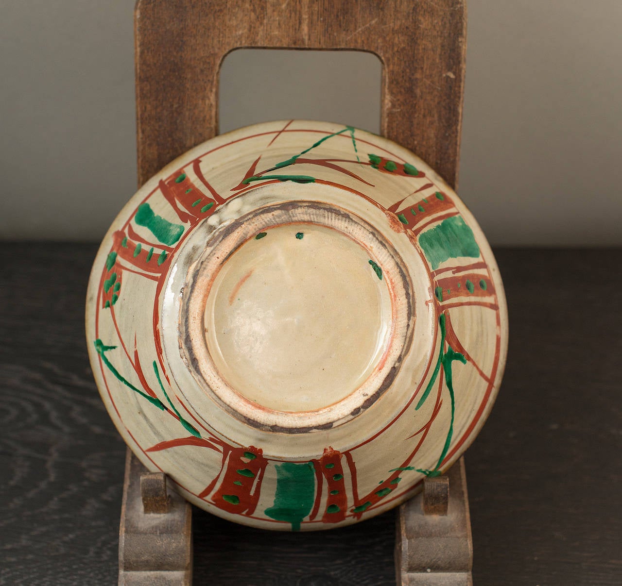 Japanese Rare Okinawa Bowl by Shoji Hamada in Signed Box For Sale