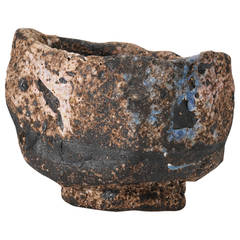 Vintage Mixed Clay Volcanic Tea Bowl by Ewen Henderson