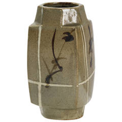 Vase by Shoji Hamada in Signed Box
