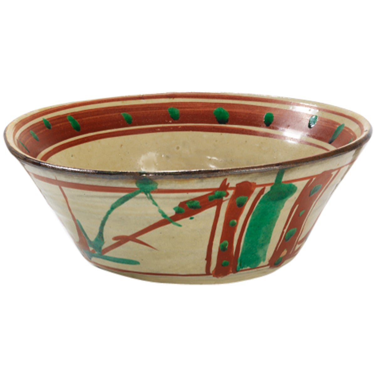 Rare Okinawa Bowl by Shoji Hamada in Signed Box For Sale