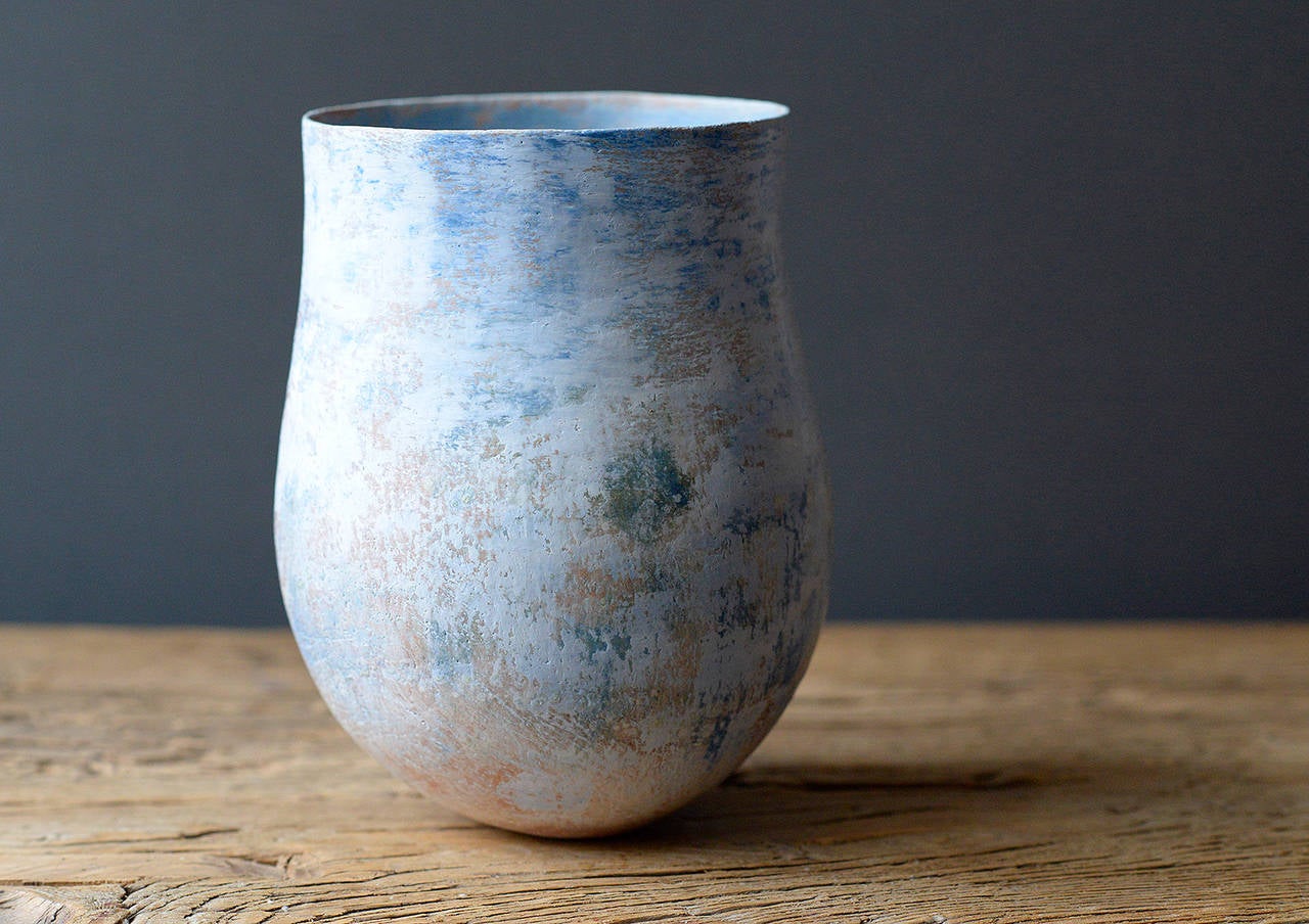 Blue Jar by Elspeth Owen In Excellent Condition For Sale In Oxford, Oxfordshire