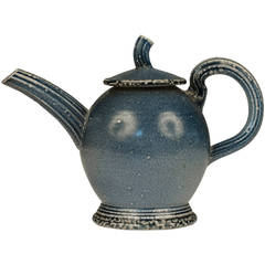 Vintage Small Salt Glazed Teapot by Walter Keeler