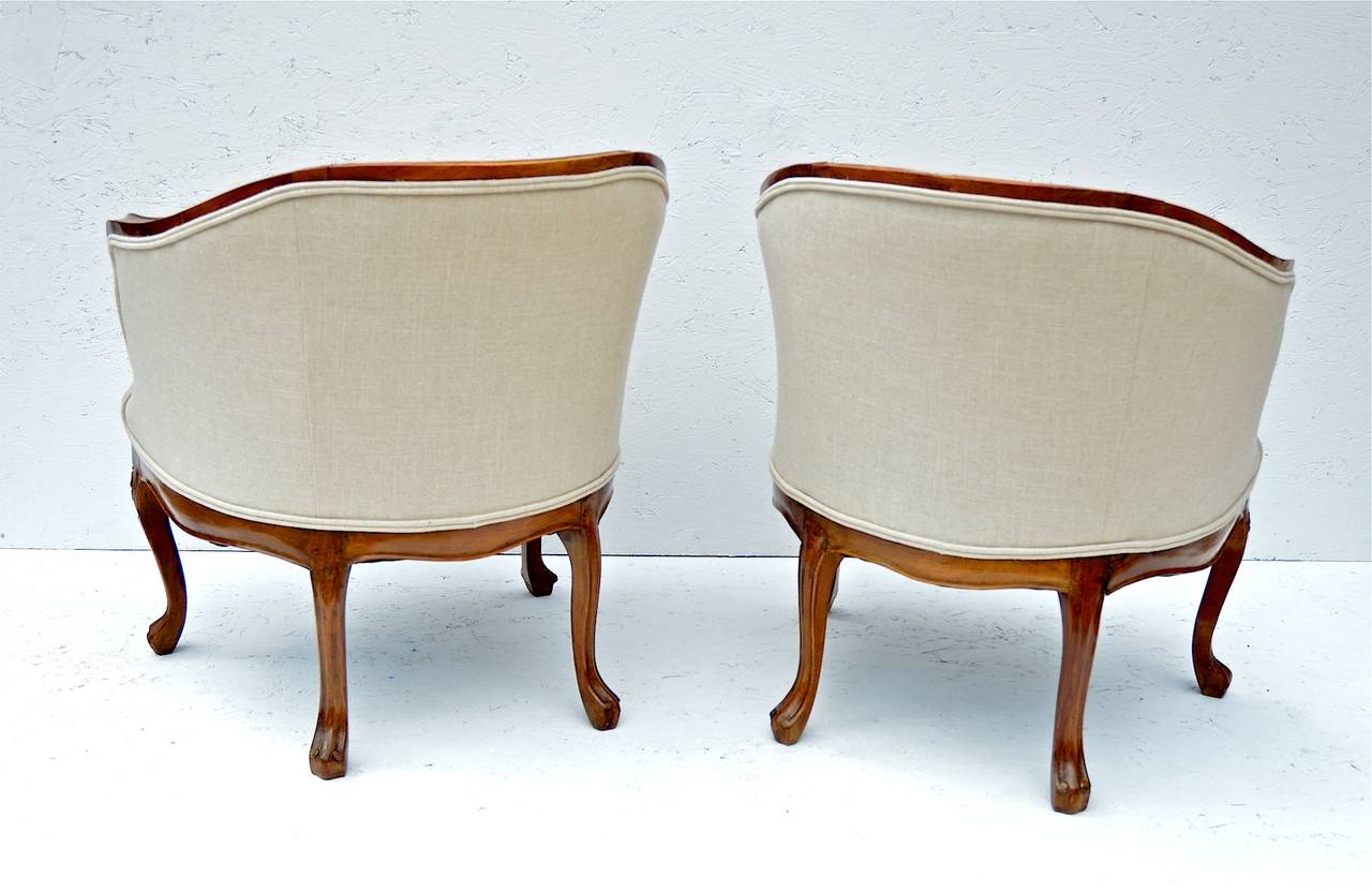 Italian 19th Century Slipper Chairs