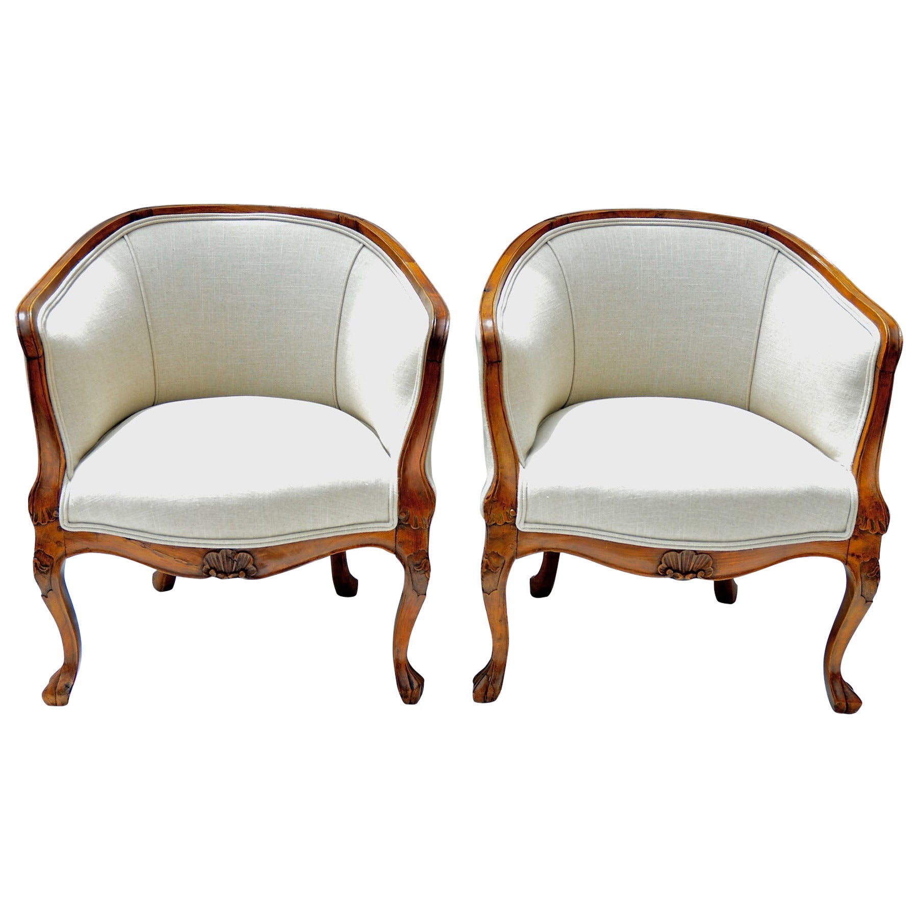 19th Century Slipper Chairs
