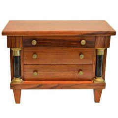 Miniature Neoclassical Tabletop Commode 3