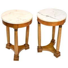 French Empire Cocktail Tables