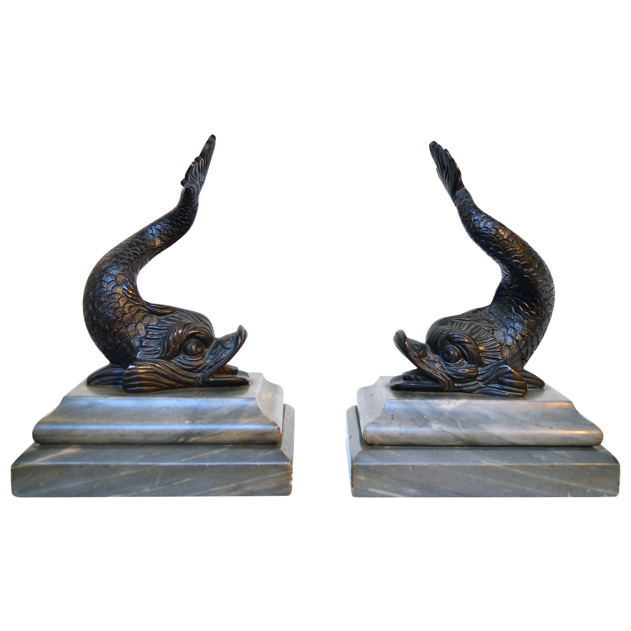 Regency Bookends of Bronze