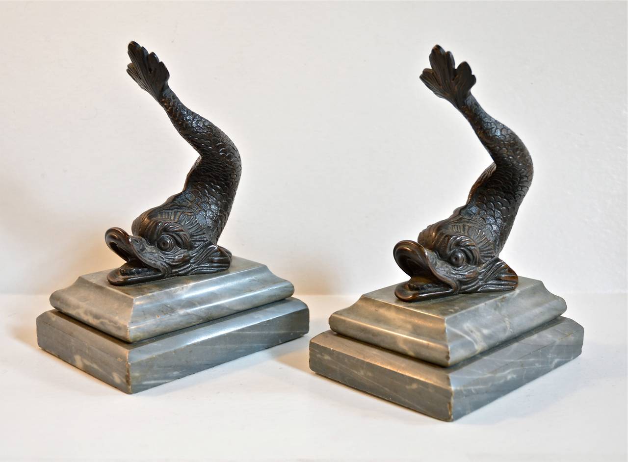 Regency Revival Regency Bookends of Bronze