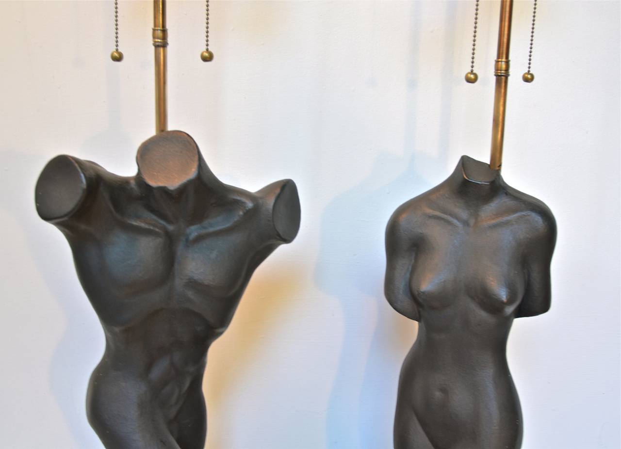 American Sculptural and Figural Lamps by Leo Middleman