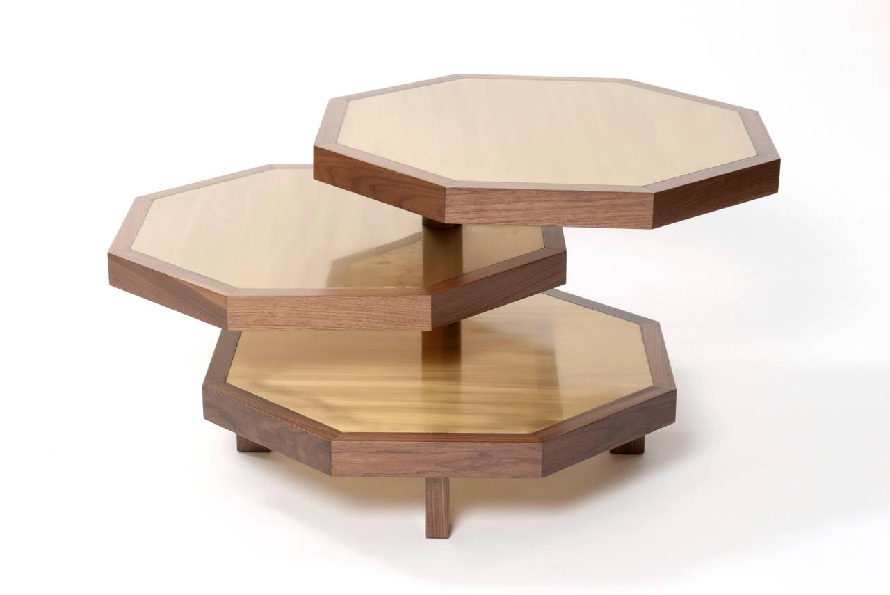 Modern Octagonal Coffee Table For Sale