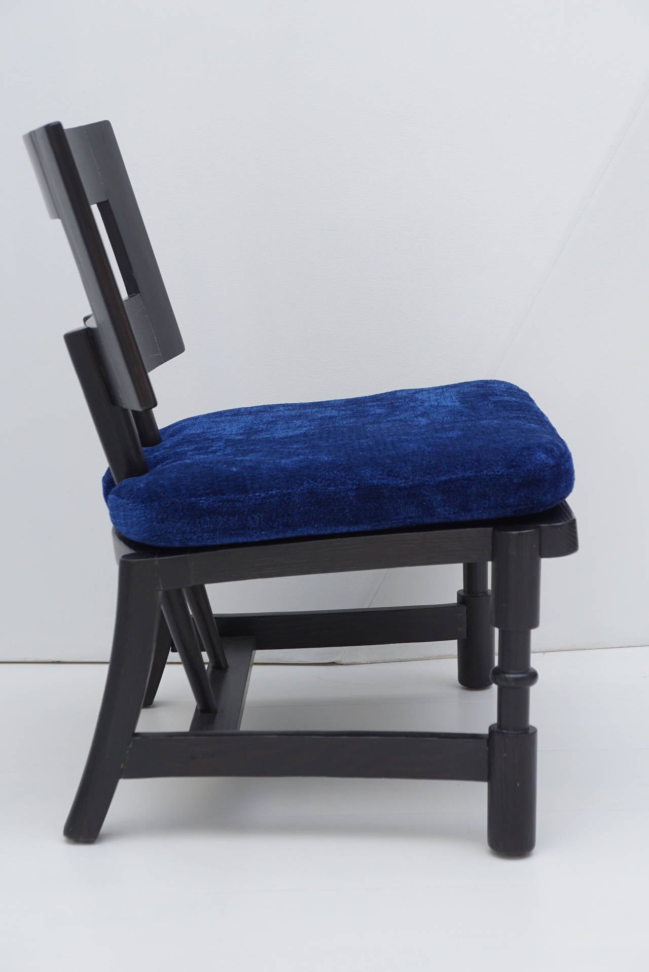 American Oak Lounge Chair For Sale