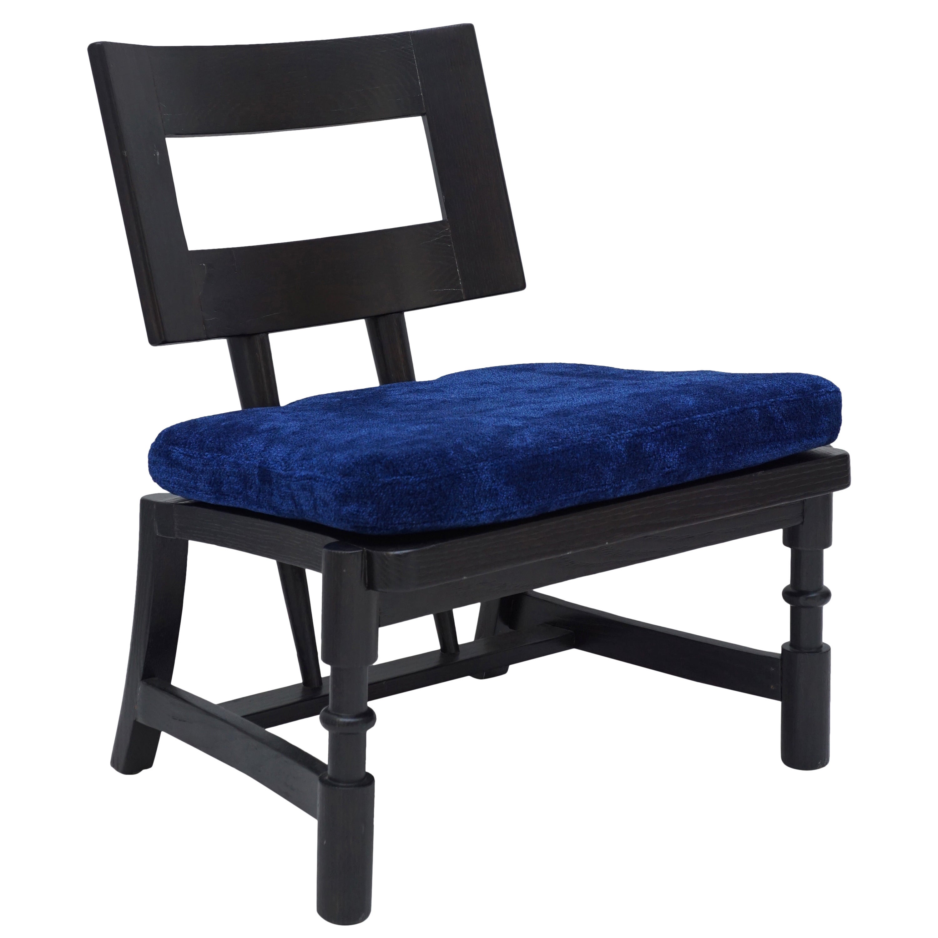 Oak Lounge Chair For Sale