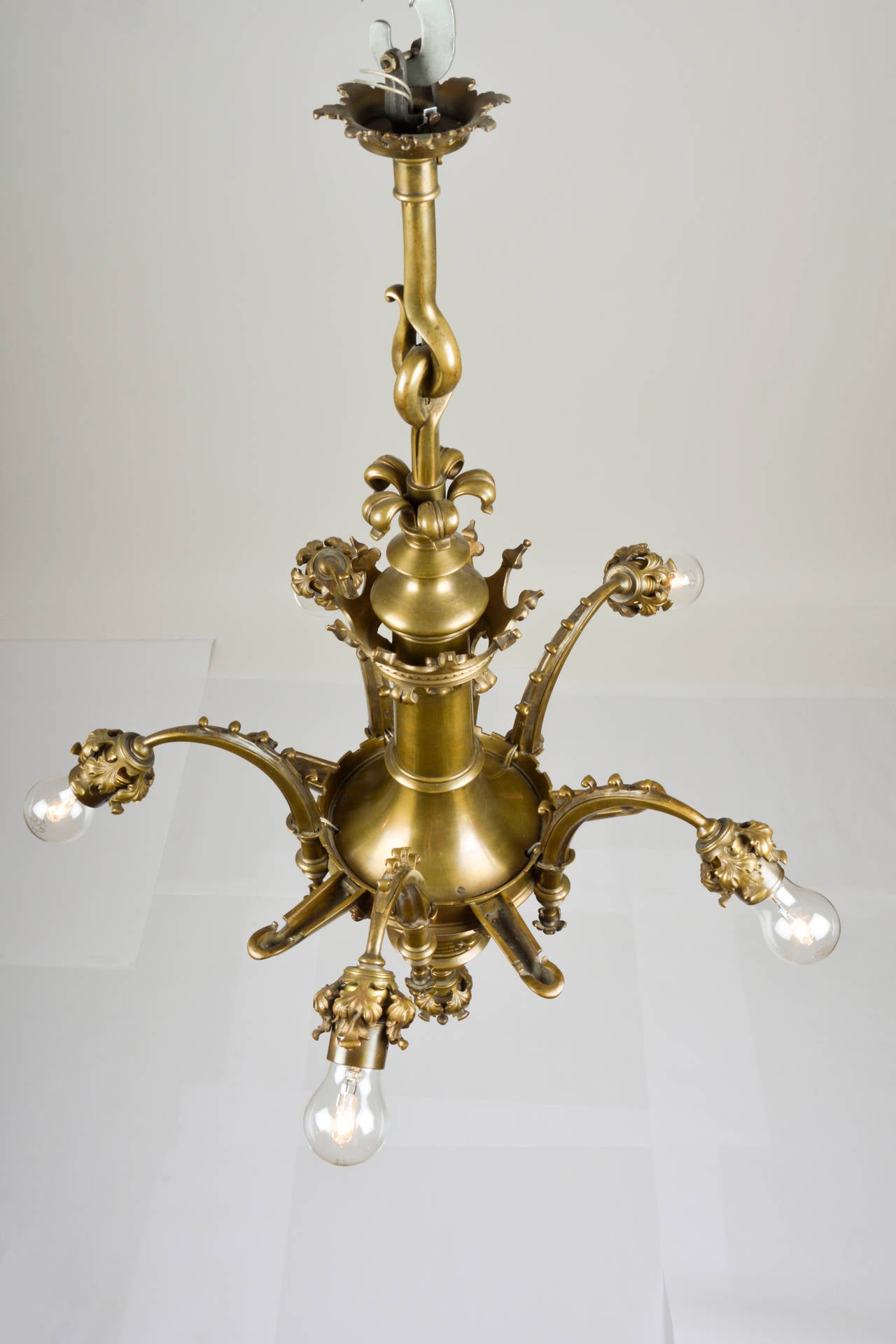 Neogothic Gargoyle Chandelier