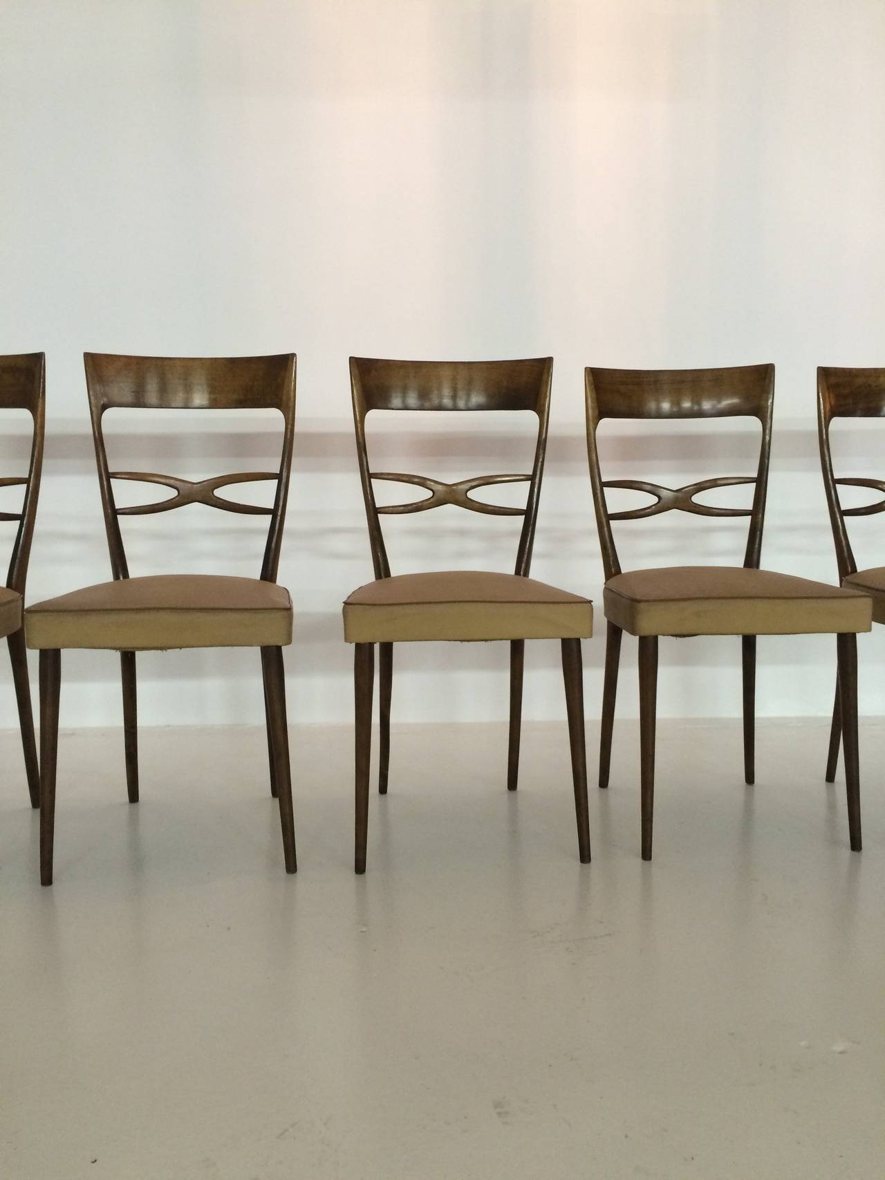 Melchiorre Bega Attributed Dining Chairs and Table 2