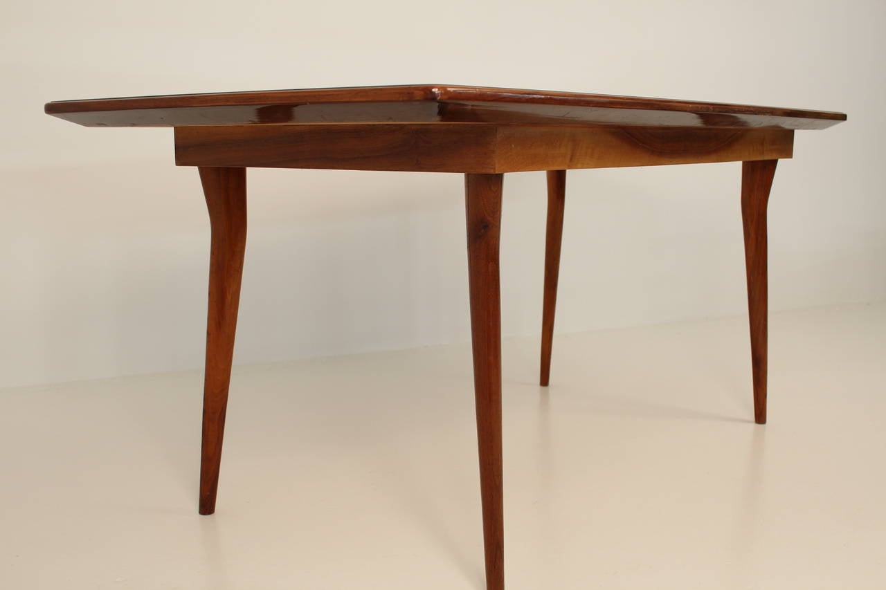 Melchiorre Bega Attributed Dining Chairs and Table 1