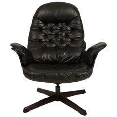 1970s Swivel Lounge Chair Made by Göte Möbel