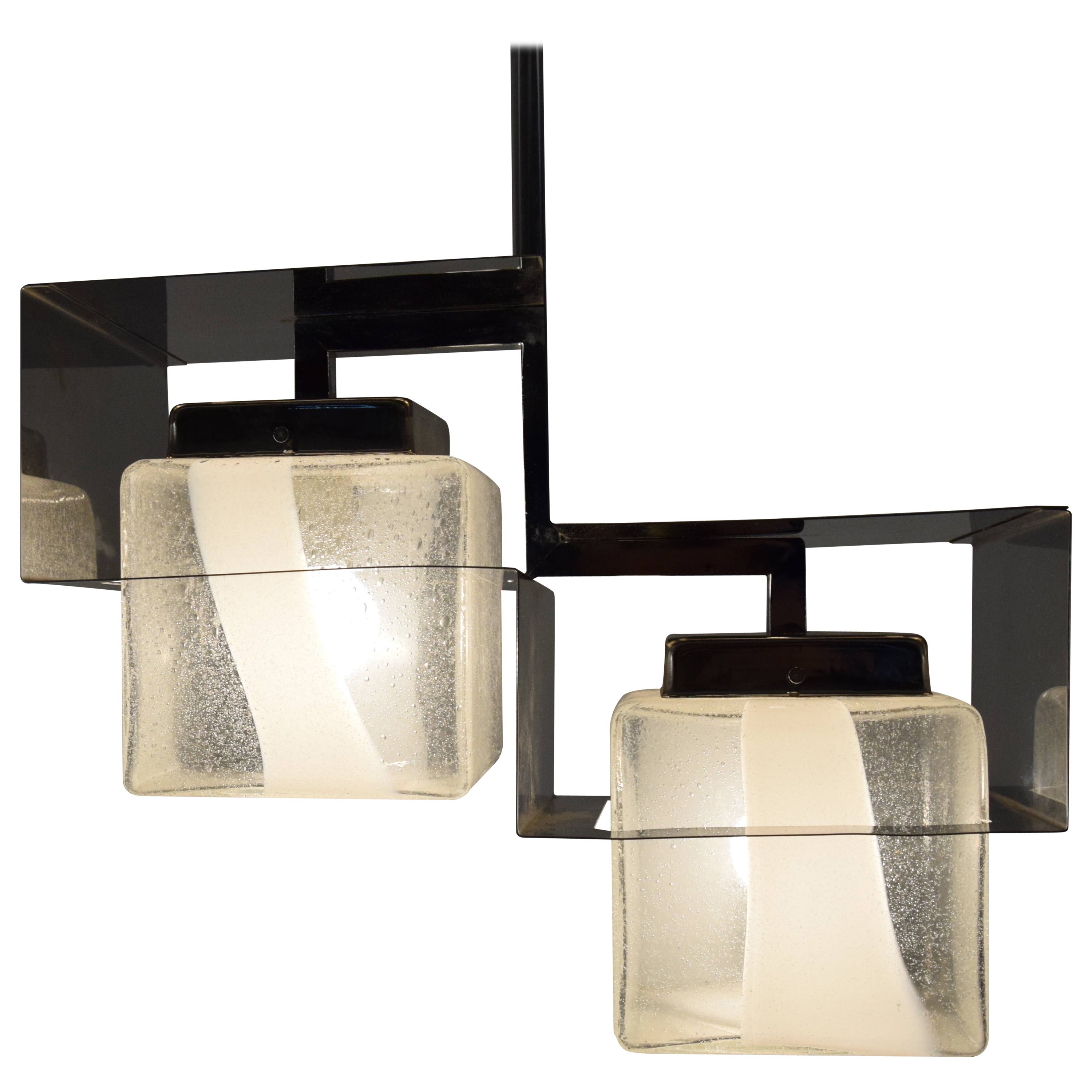Lampada da soffitto Mazzega di metà secolo in vendita