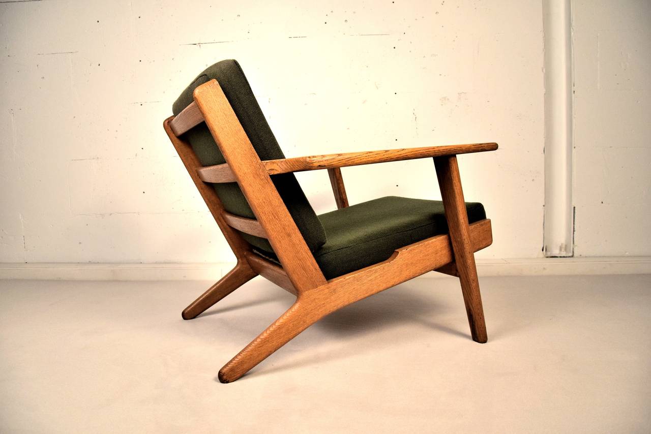 Danish GE290 Low Back Lounge Chair by Hans J. Wegner