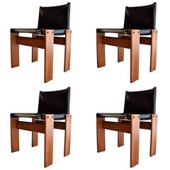 Four 1974 "Monk" Chairs by Afra & Tobia Scarpa 1
