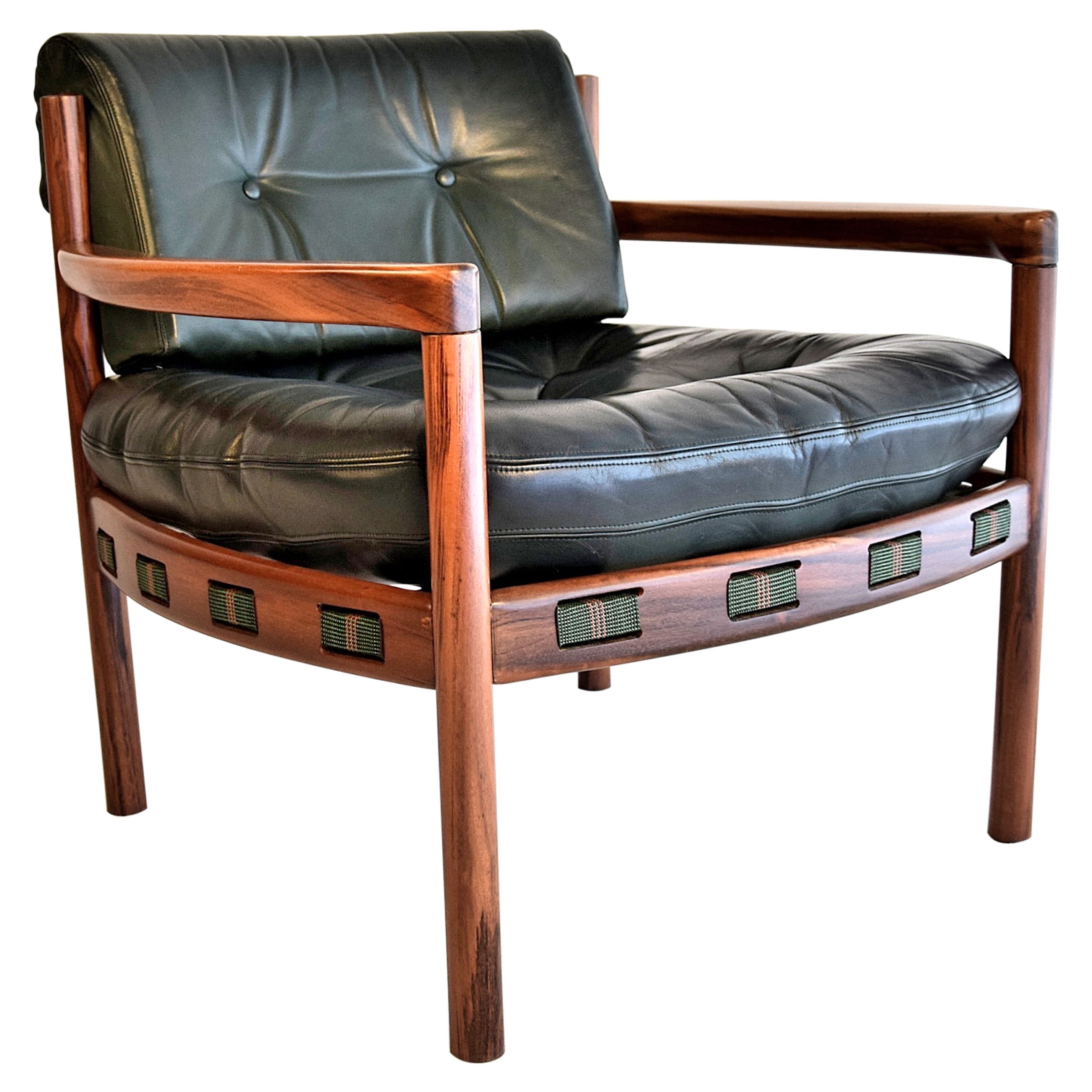 1960s Rosewood Armchair by Arne Norell