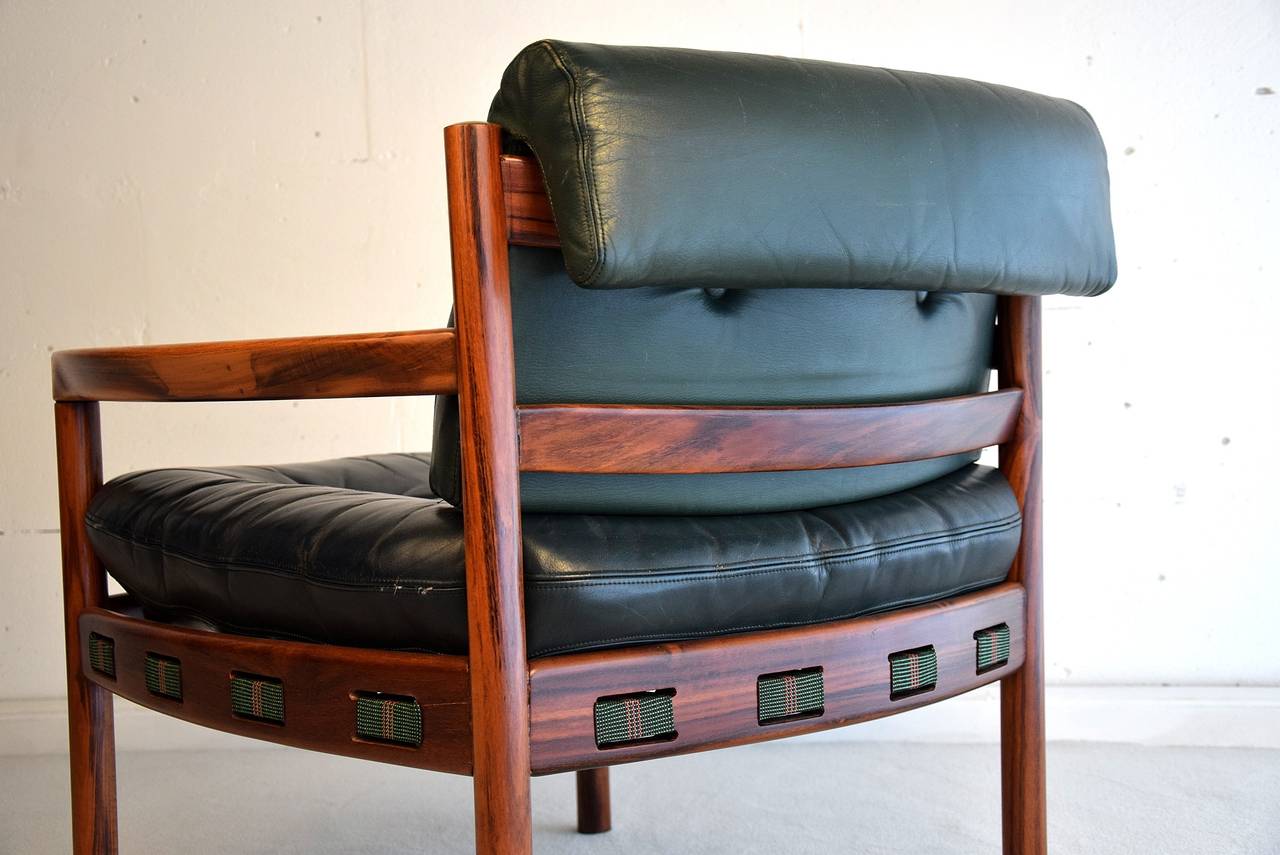 1960s Rosewood Armchair by Arne Norell 1