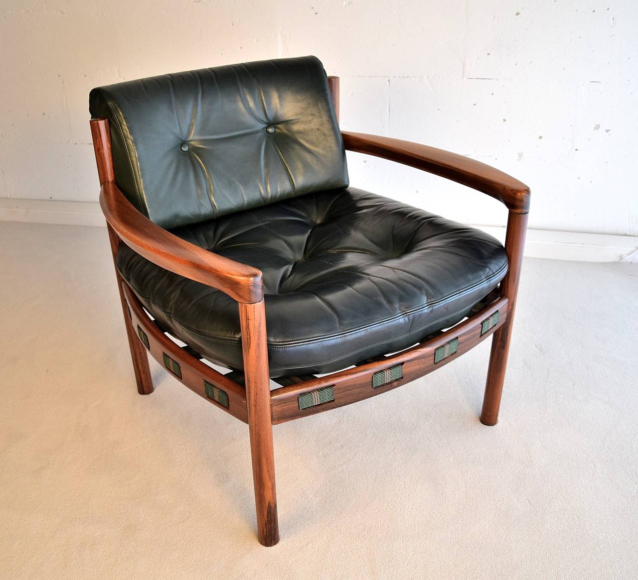 Mid-Century Modern 1960s Rosewood Armchair by Arne Norell