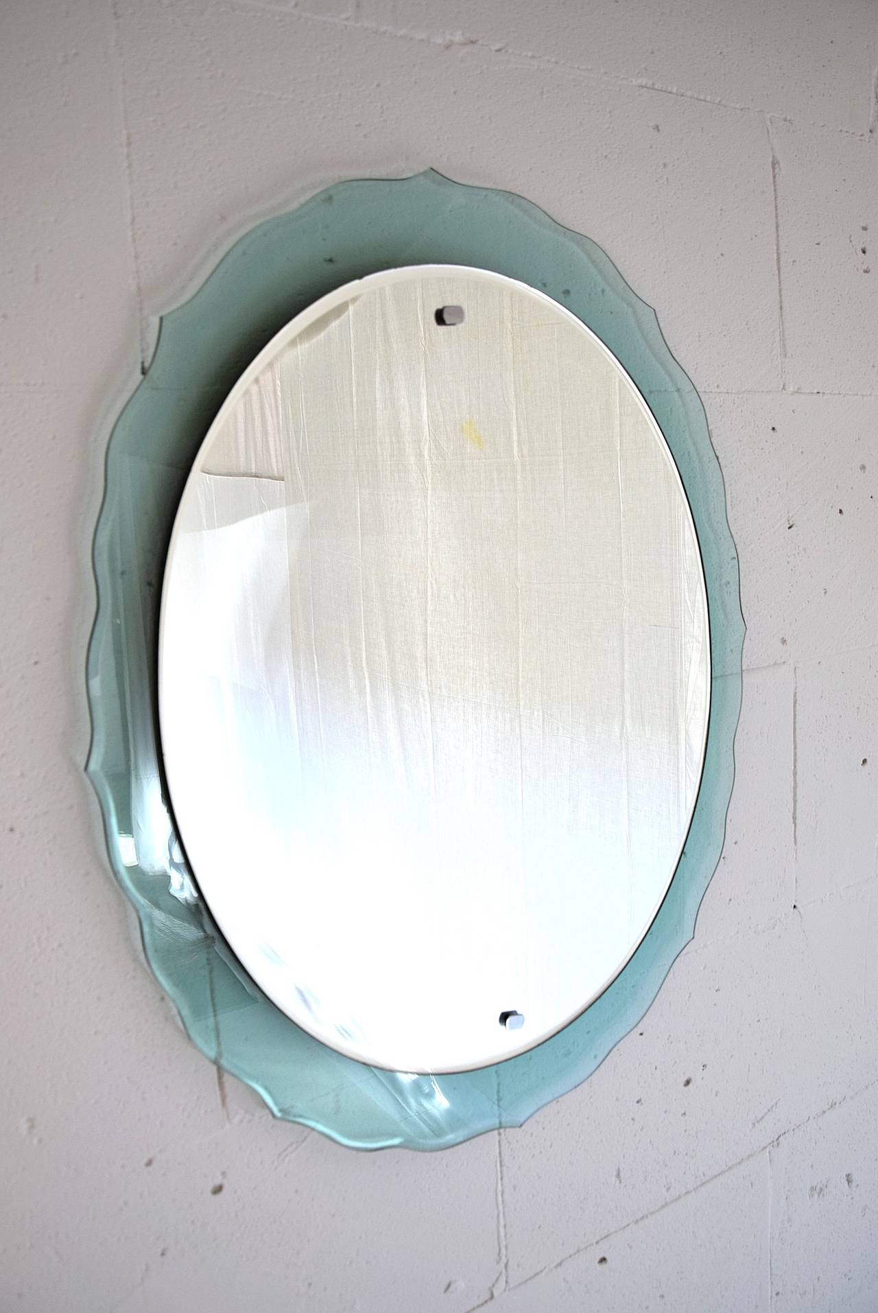 Mid-20th Century Mid Century Modern Italian Wall Mirror