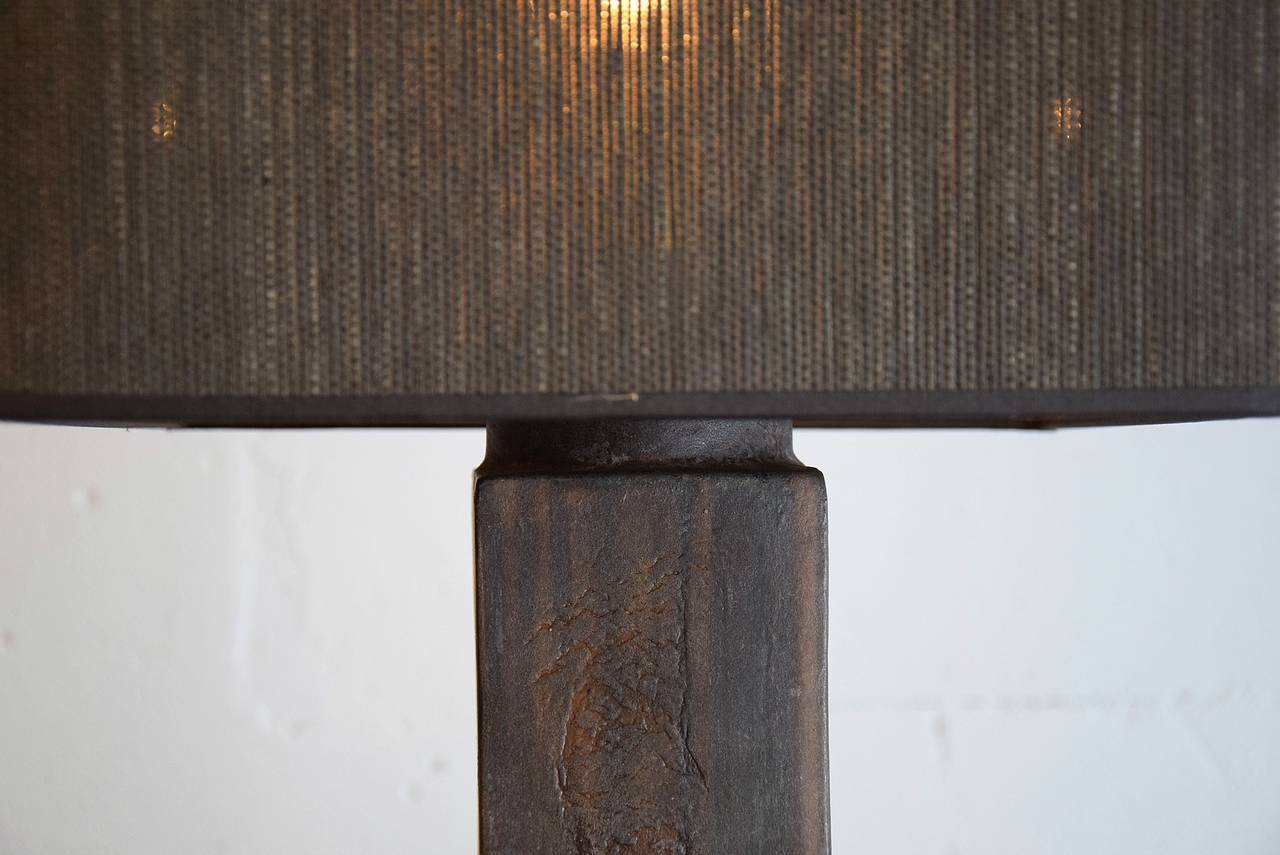Marcello Fantoni Ceramic Studio Table Lamp In Good Condition In Weesp, NL