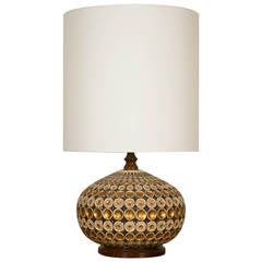 Important Vallauris Ceramic Table Lamp by Georges Pelletier