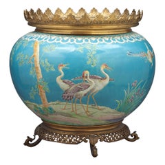 Antique Boulogne Sur-Seine Jardiniere, circa 1880