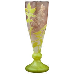 Daum Nancy Vase, circa 1900 1