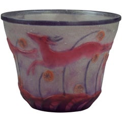 Coupe Pate-De-Verre par Argy ROUSSEAU, circa 1900