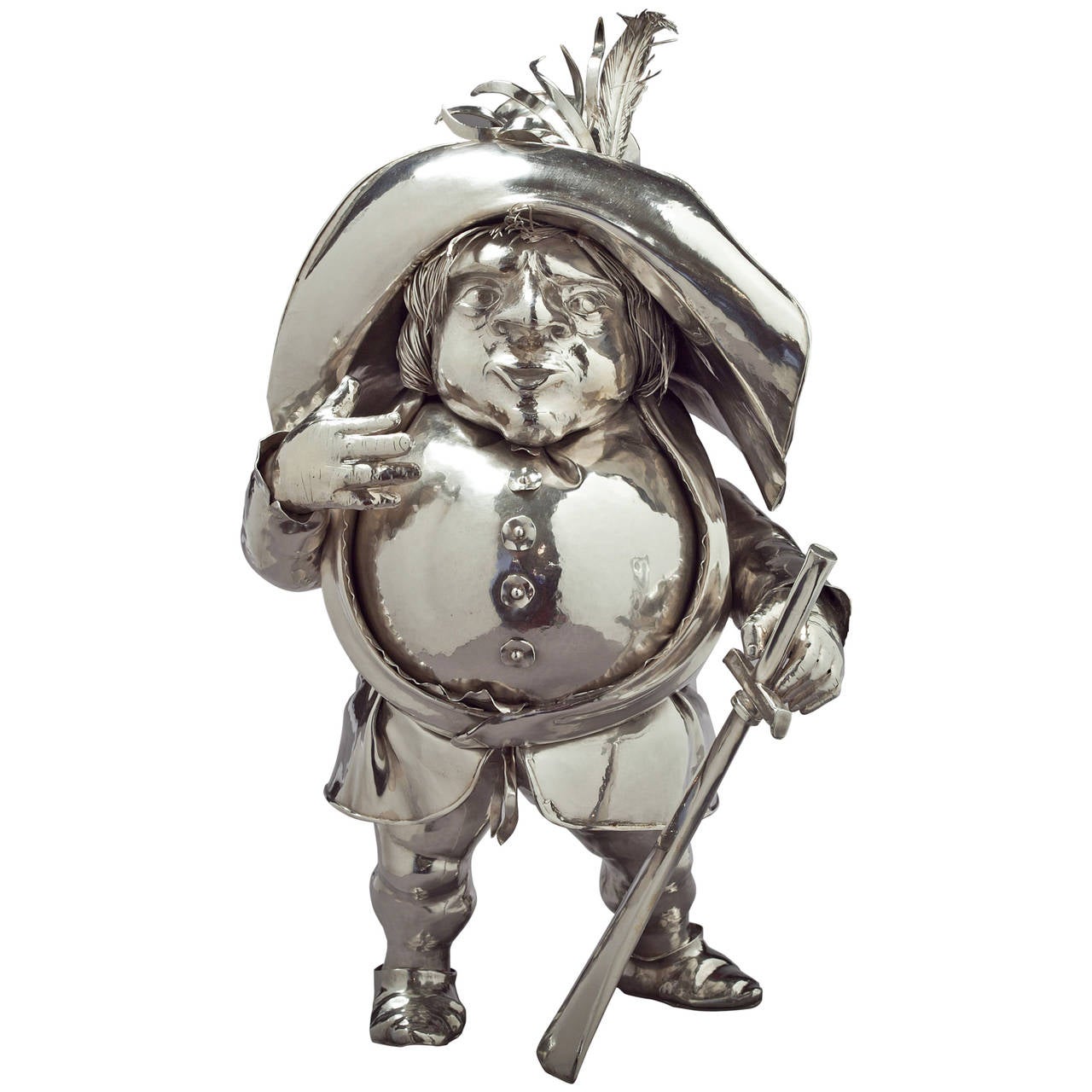 Sterling Silver Swashbuckler, Cartier, circa 1910 For Sale
