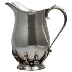 Sterling Silver Water Pitcher, circa 1920 9