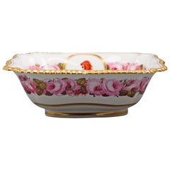 Antique English Porcelain Bowl, Flight Barr and Barr, circa 1820