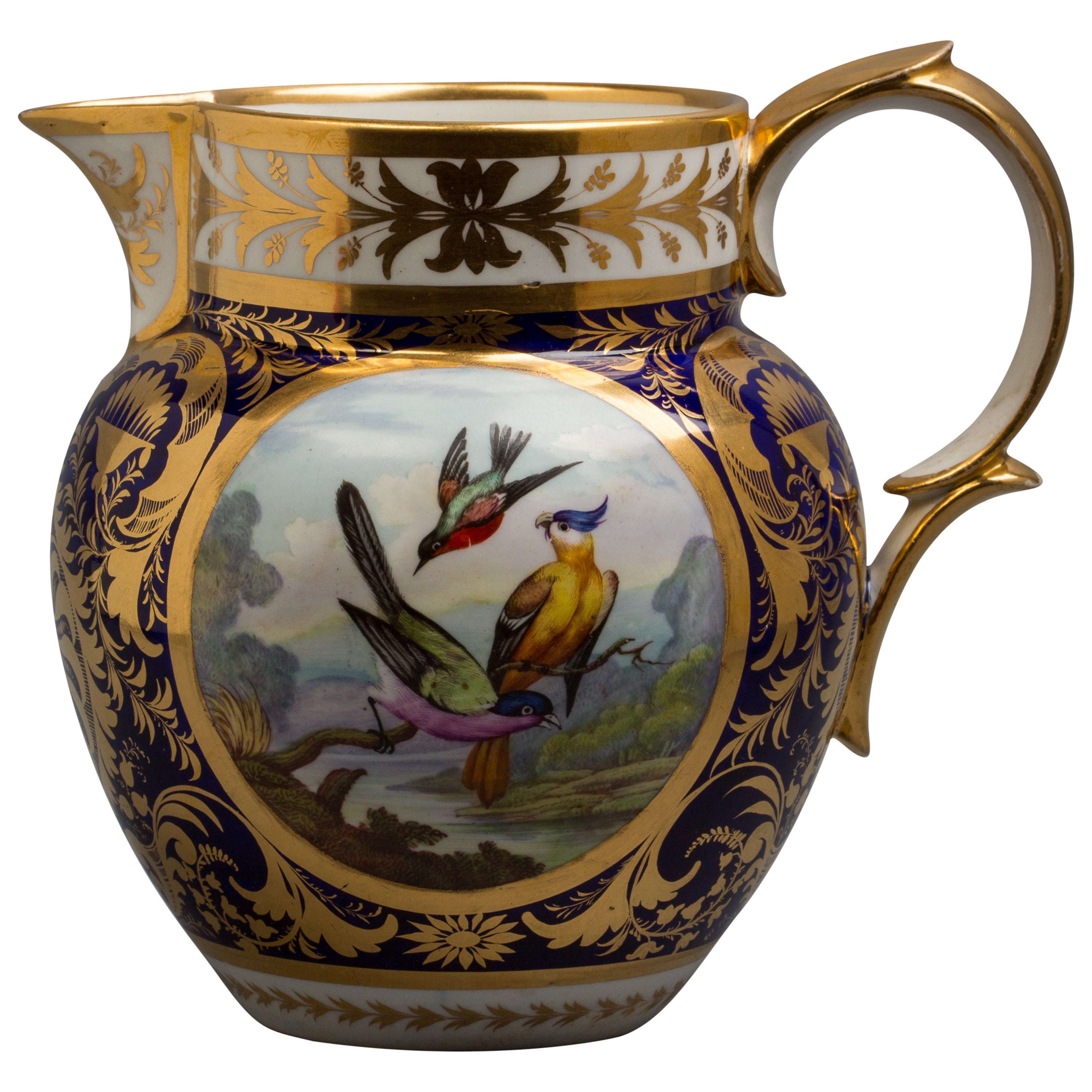 English Derby Porcelain Jug, circa 1820 For Sale