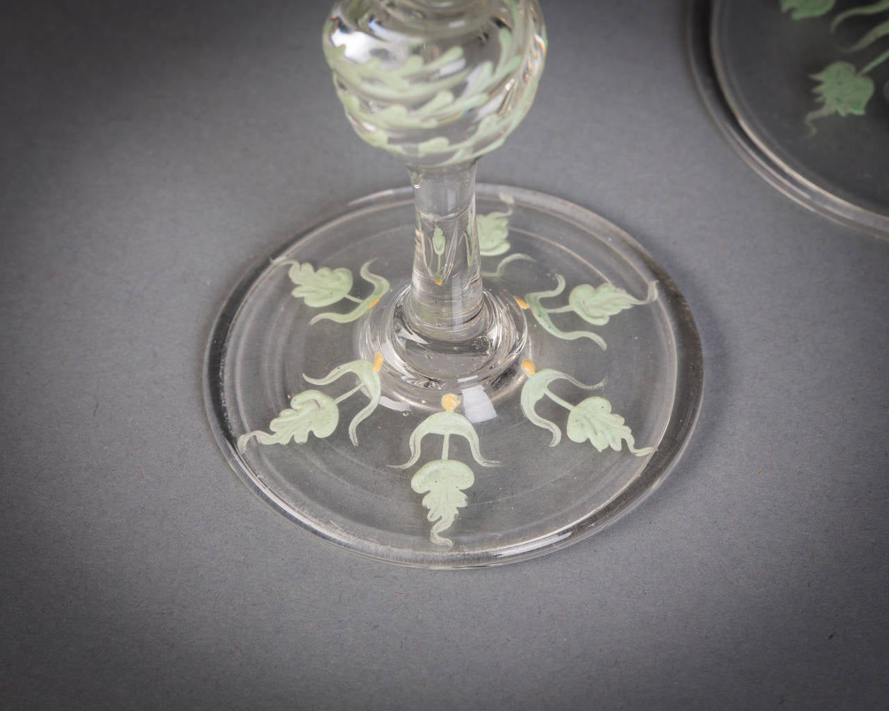 Enamel Glass Table Service, Early 20th Century 2